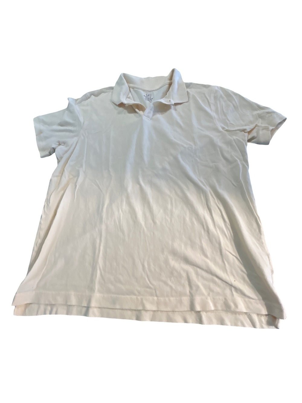 George Men’s Butter Yellow Short Sleeve Stretch Piqué Polo Shirt XL (46-48)